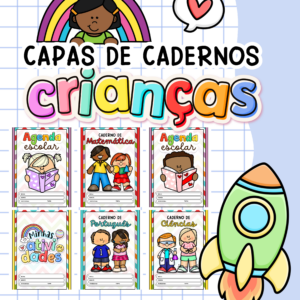 Capinha de Caderno - Crianças