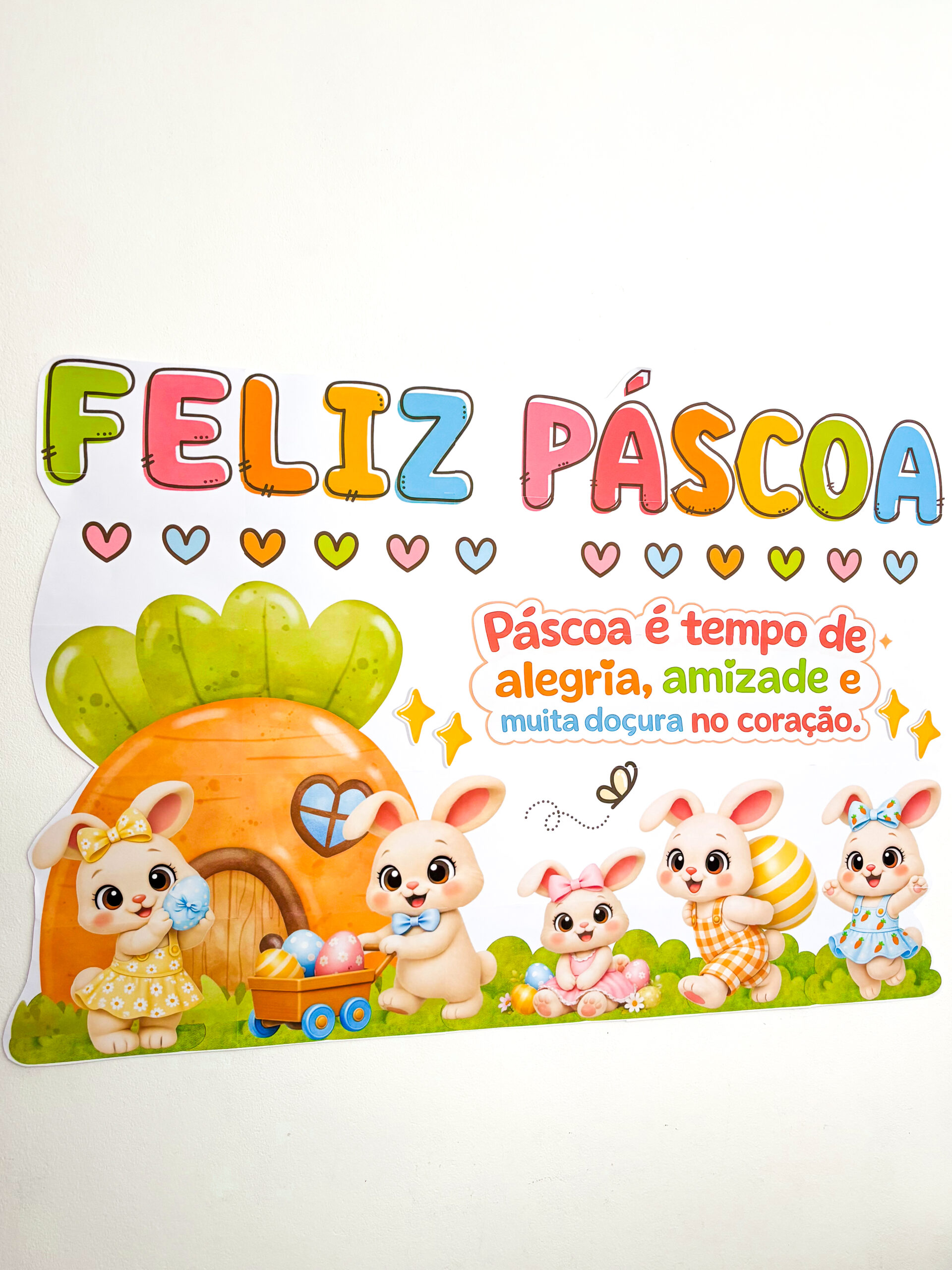 Painel - Páscoa coelhinho - Imagem 12