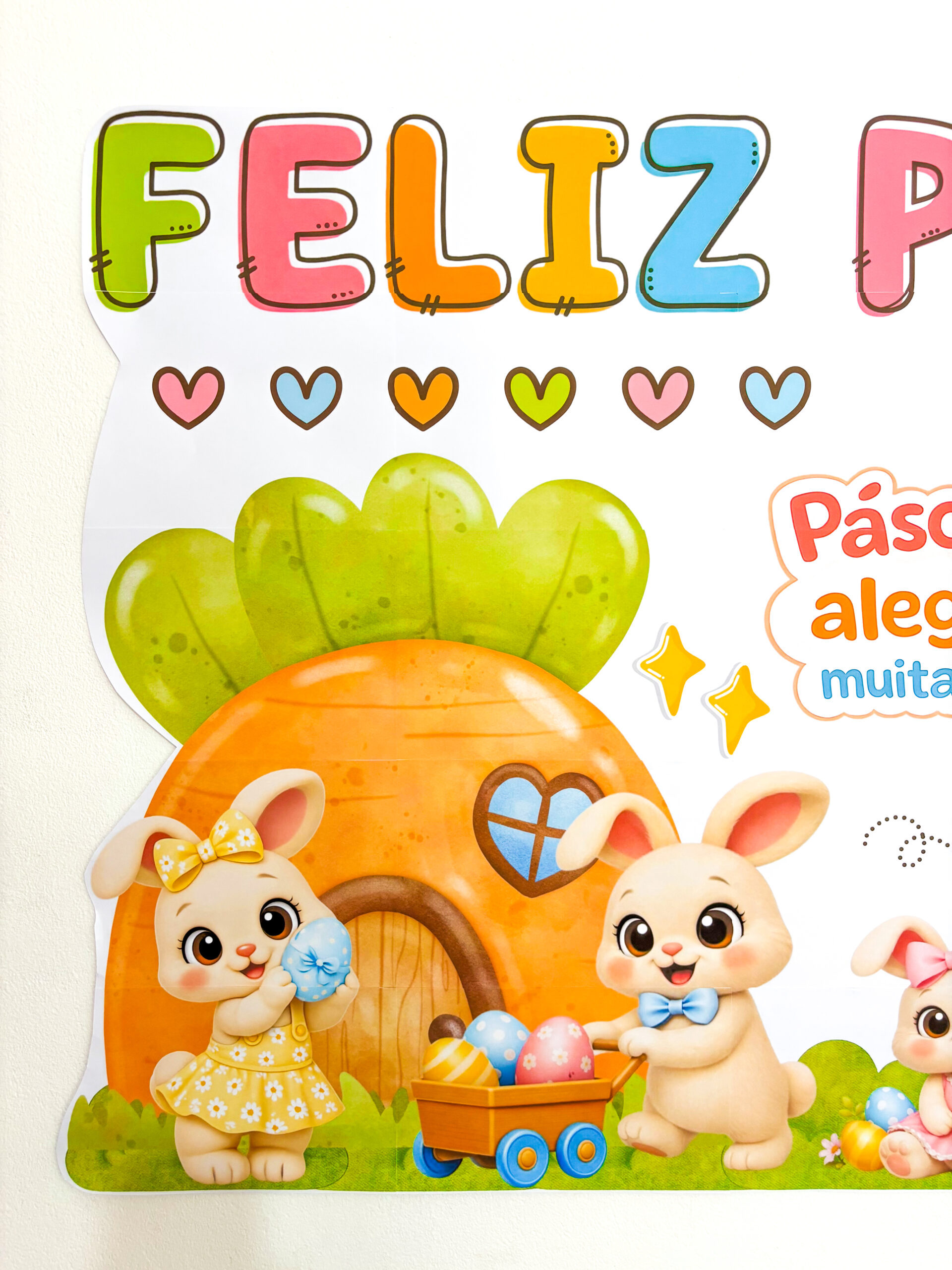 Painel - Páscoa coelhinho - Imagem 4