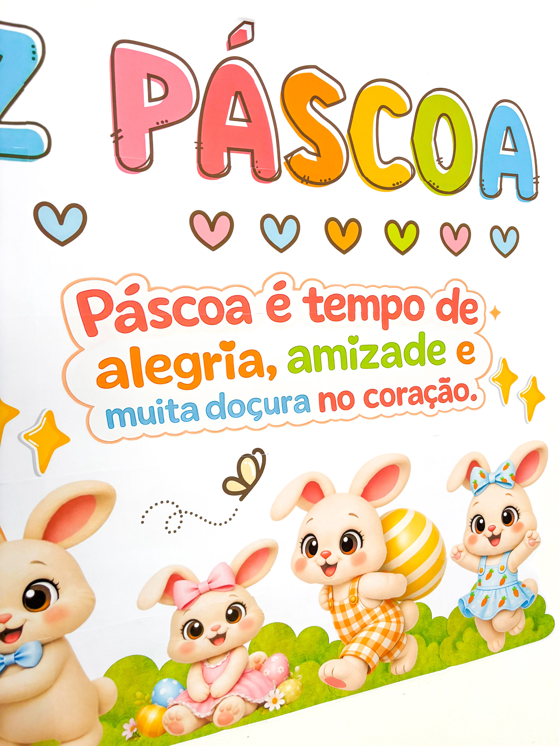 Painel - Páscoa coelhinho - Imagem 5
