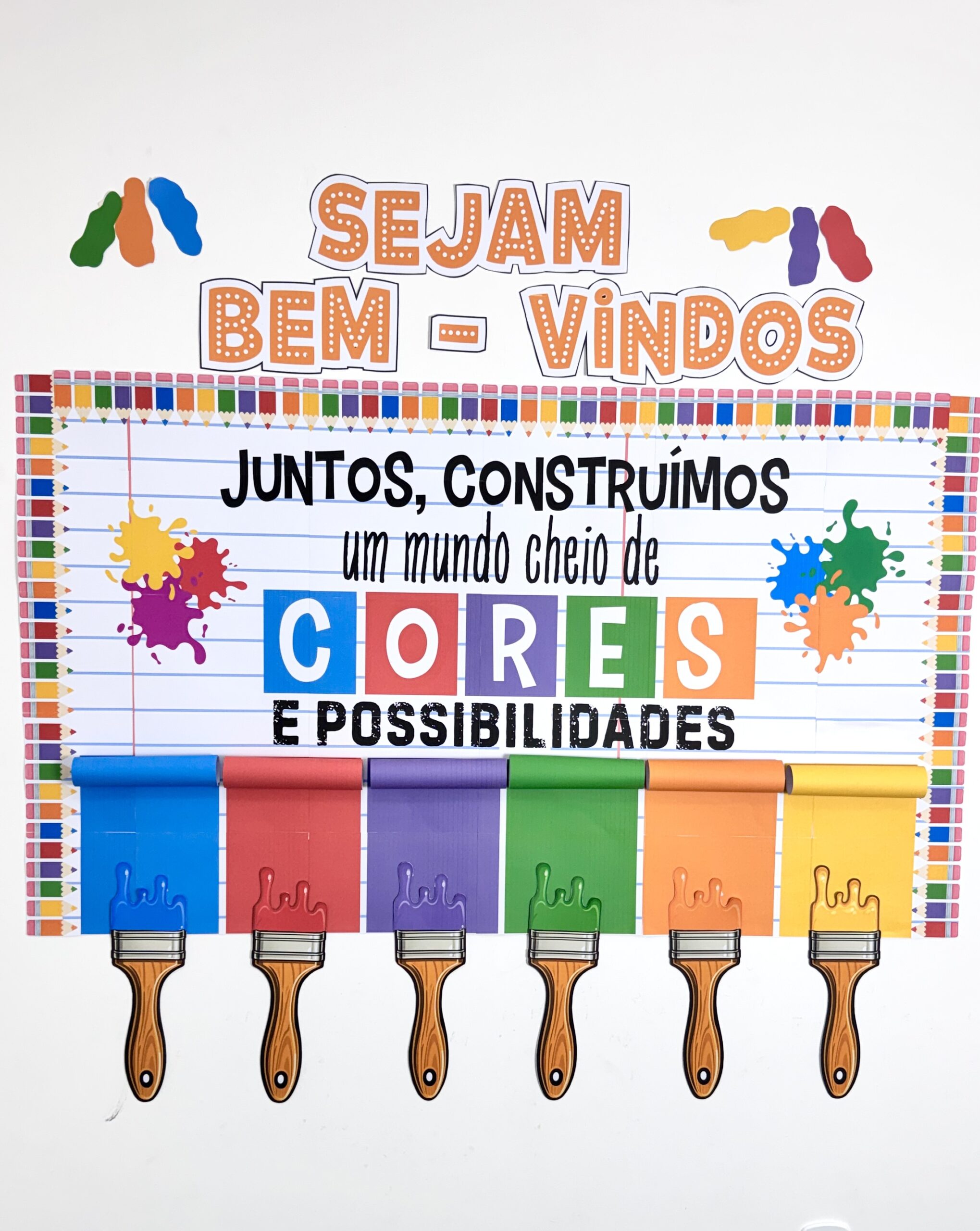 Painel Volta às aulas - Férias